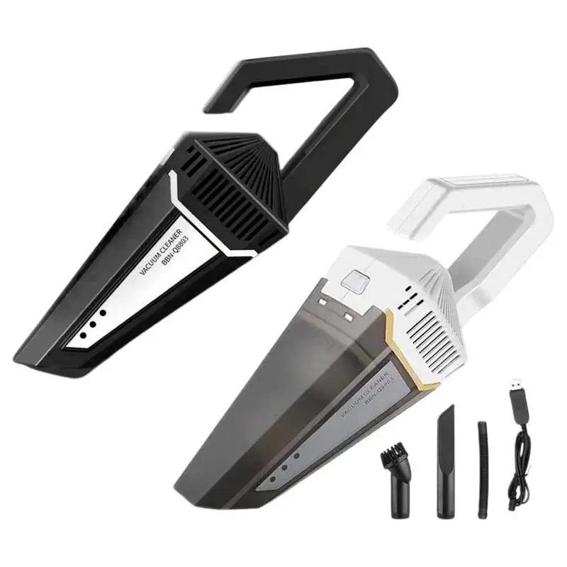 

Hand Vacuum Handheld Auto Vacuum Cleaner Portable Car Interior Cleaner Lightweight Rechargeable Strong Suction For Car Home Room