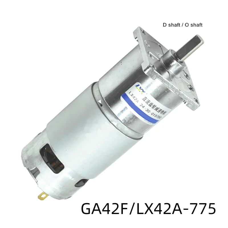 

42mm DC Motor GA42F DC 24V 60rpm Gear Motor Large Power Torque 775 DC Motor 1:59