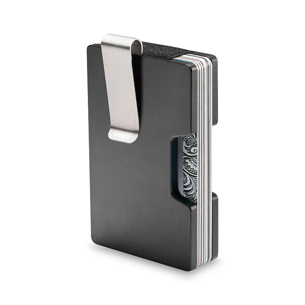 Minimalist Wallet Aluminium Wallet Card Holder Metal Card Holder Metal Aluminum  Wallet RFID Blocking Crash Proof