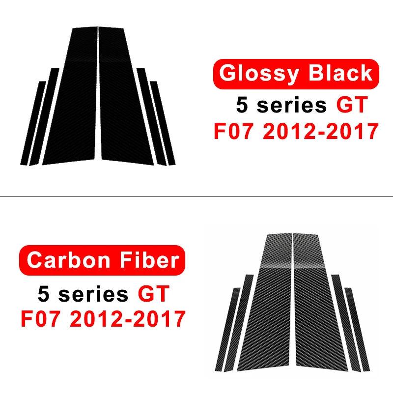 자동차 도어 필러 트림 스티커, BMW F10 E60 G30 F07 5 시리즈 520i 523i 525i 528i 530i 창 B 필러 자동차 스티커 액세서리