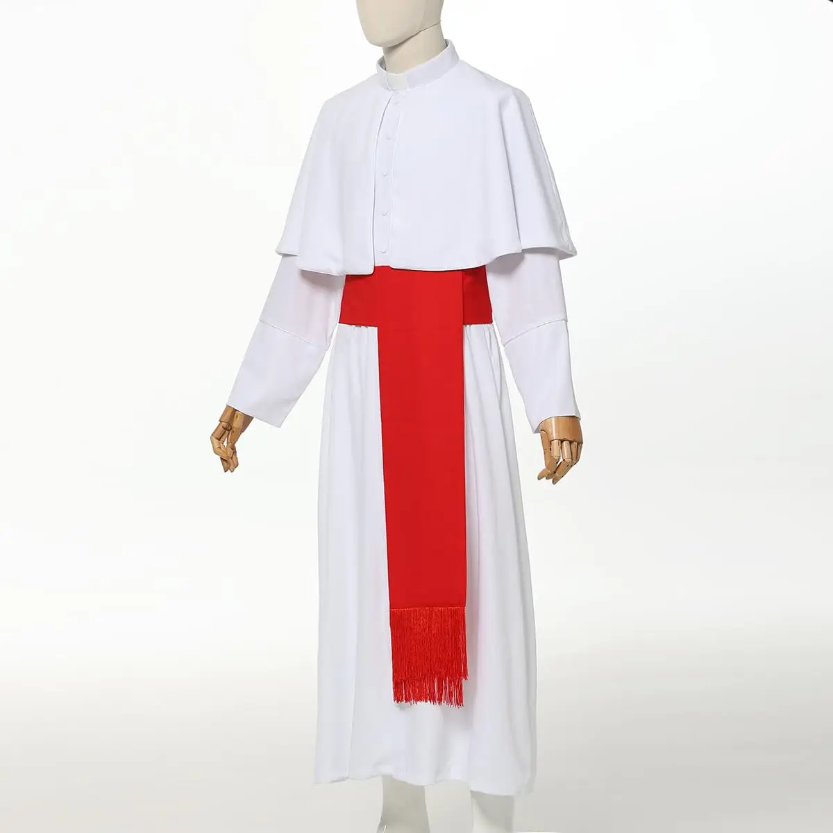 Priest Prayer Clothing Choir Women's Streamers Belt Muslim Robe European and American Medieval - Image 5