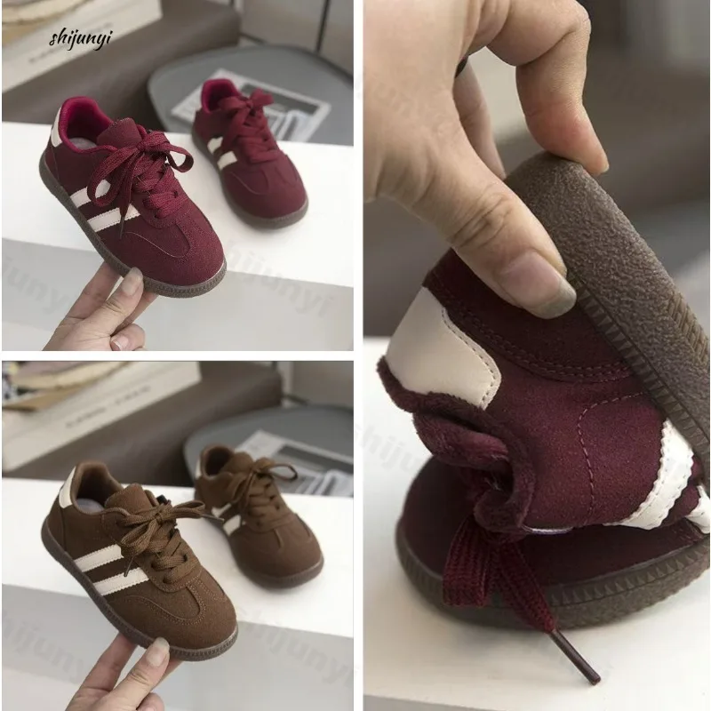 Kids' Sneakers - Platform Sneakers - Lace-Up All-Season Shoes