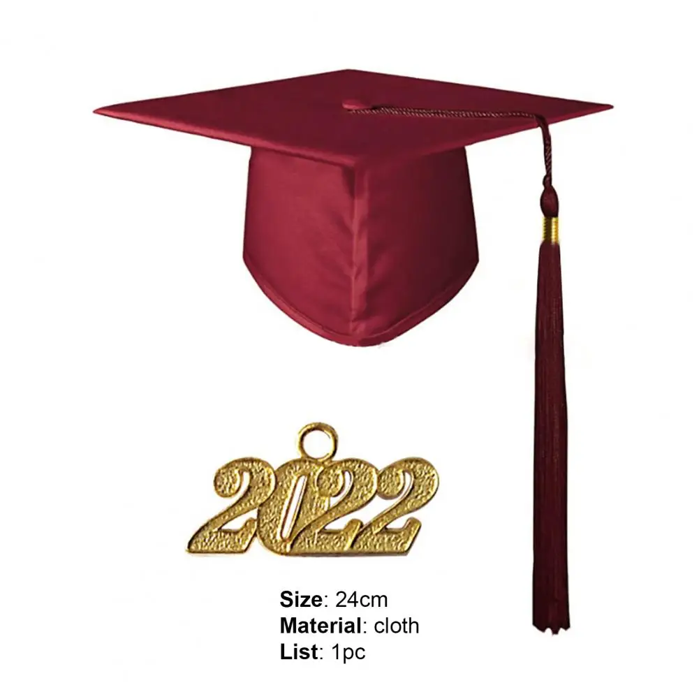 Bachelors Master Doctor Academic Hat Mortar Board Graduation Cap Memorable Fabric Coloful Graduation Hat With Tassel For Student