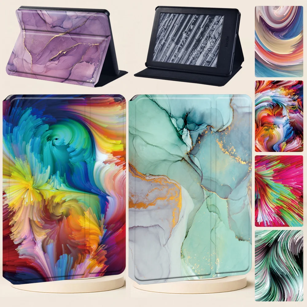 Per Custodia Per Tablet Paperwhite 5(11Th Gen)/Kindle 10Th /Kindle 8Th Gen /Paperwhite 4/Paperwhite1 2 3 Cover Con Motivo Ad Acquerello