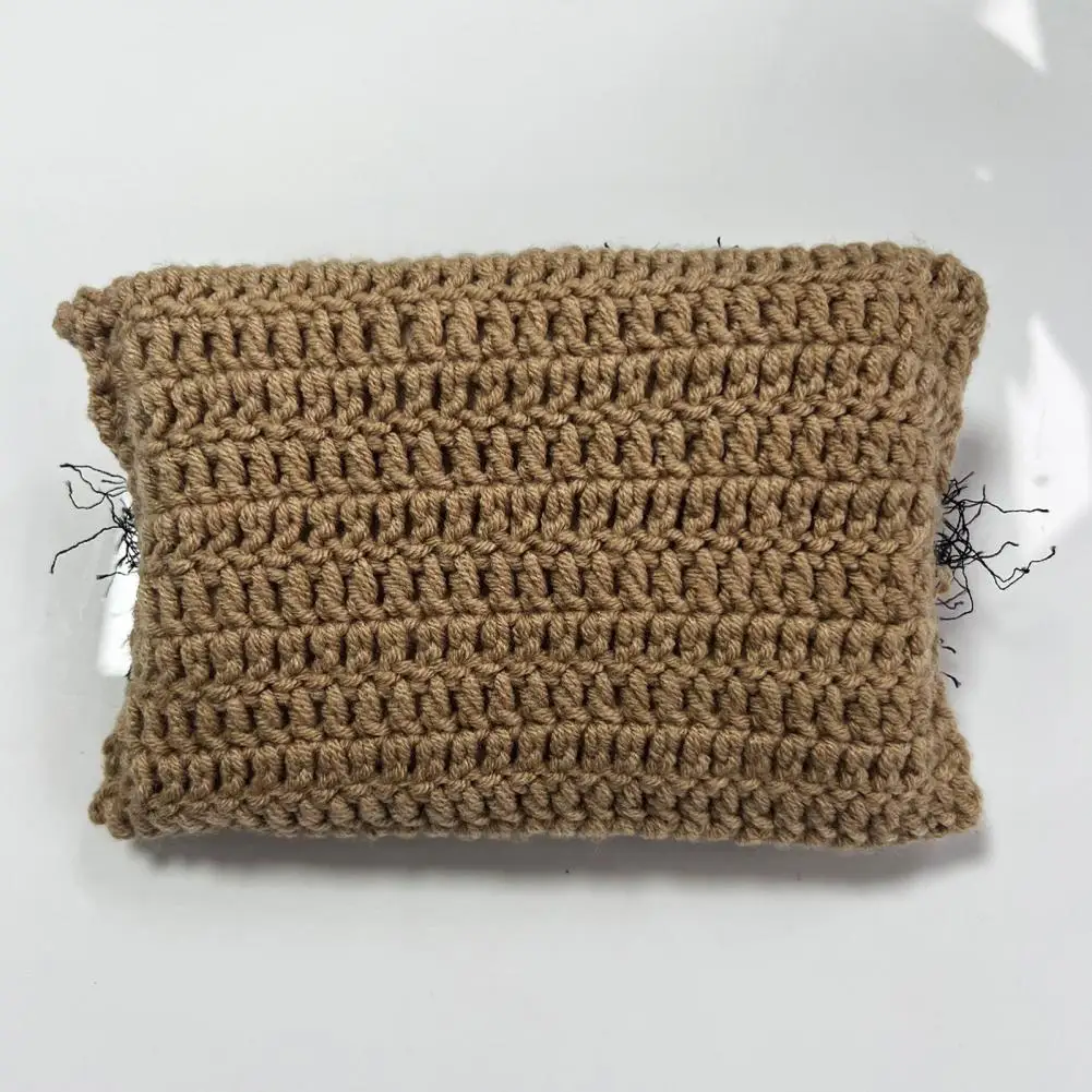

Tissue Dispenser Vibrant Knitted Tissue Box Cover Funny Crochet Holder for Adult Gifting Decor Stylish Tissue Dispenser for Home