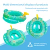 1pc Water Spray Inflatable Seat Ring Swimming Pool Floating Yacht Seat Swim Ring Circle 3
