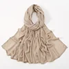 108057-55e044.jpg Nouveau Hijabs musulmans pour femmes écharpe mince châles unis Femme Musulman doux Viscose rayonne foulard islamique Turban bandeau 190x85 cm