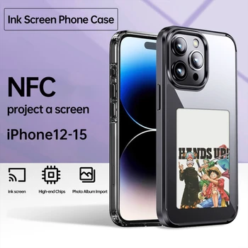E-lnk NFC 3.7 Inches Screen Display Mob For IPhone 13 14 15 16 Wireless Transmission Screen Projection Phone Case 2