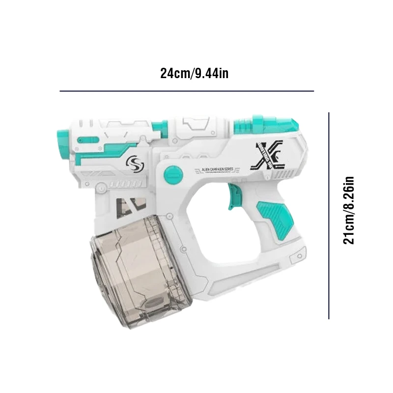 Electric Water Gun Kids Toy Full Automatic Water Soaker Large Capacity Long Range Blaster Children Gift Party Beach Outdoor Game 6