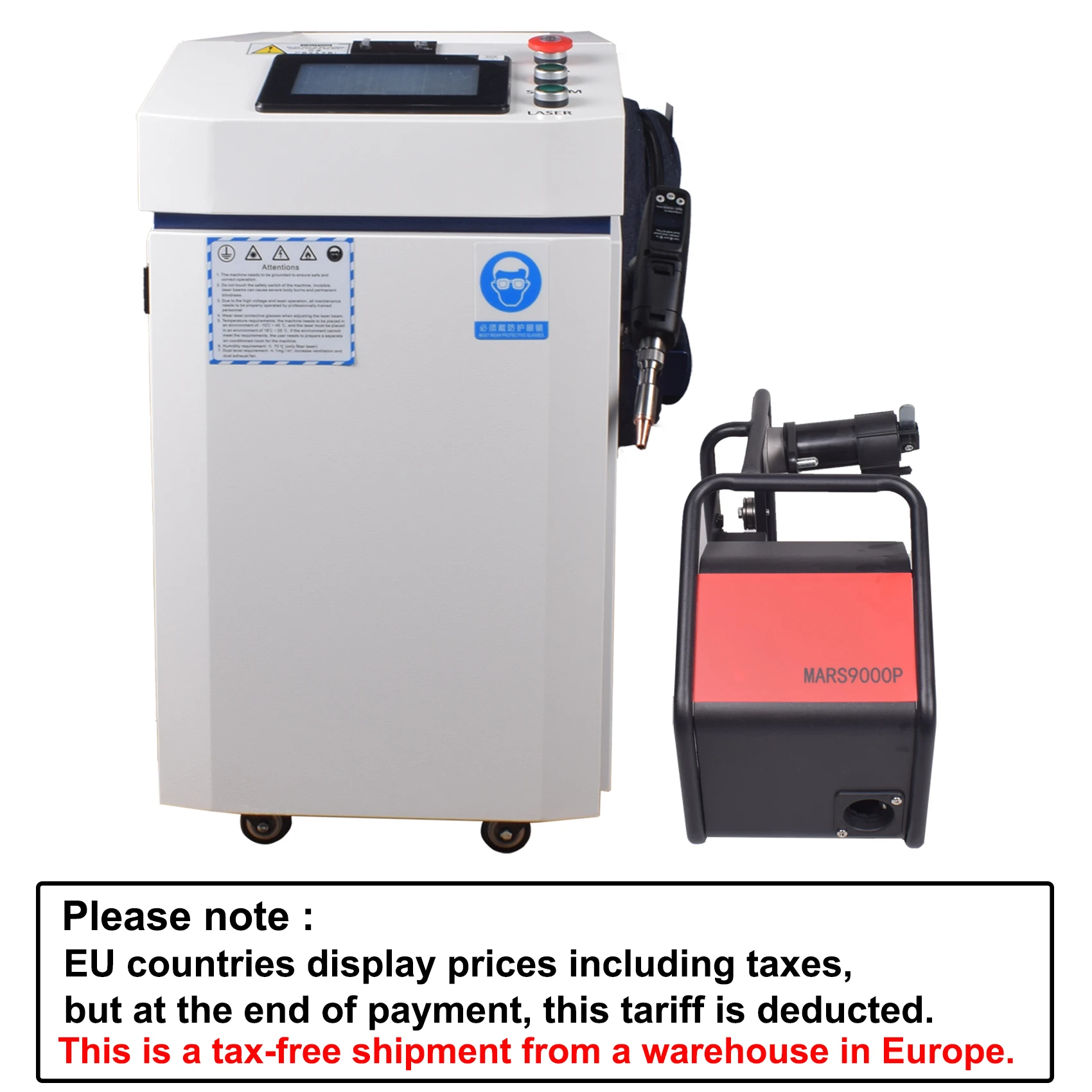 1500W Fiber Laser Welding Machine 4 IN 1 Laser Welding Cutting Cleaning Soldering Machine Reci Handheld Laser Welder for Metal 6