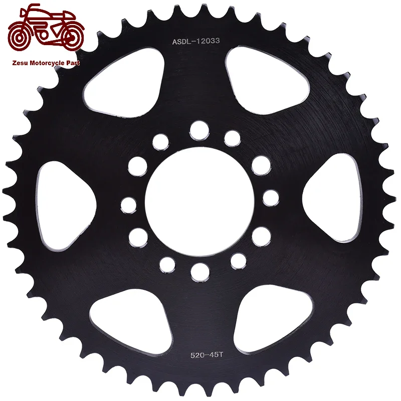 

520 45T Motor Bike Rear Sprocket Gear Cam For Suzuki DR200 DR 200 1986 1987 1988 15-20 SP200 SP 200 1986-1988 520-45T