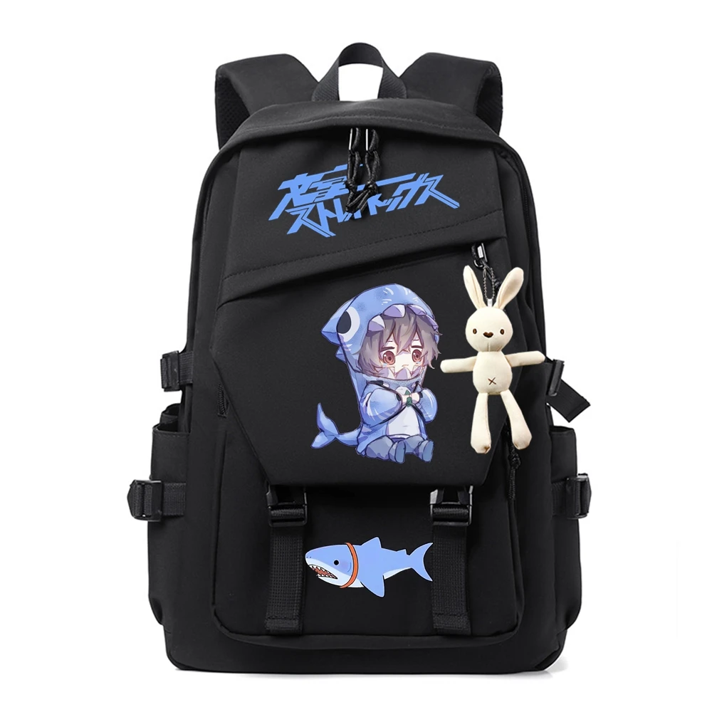 Anime Backpack Daypack - Bungo Stray Dogs Cosplay School Bag, Canvas Bookbag For Students - View #5