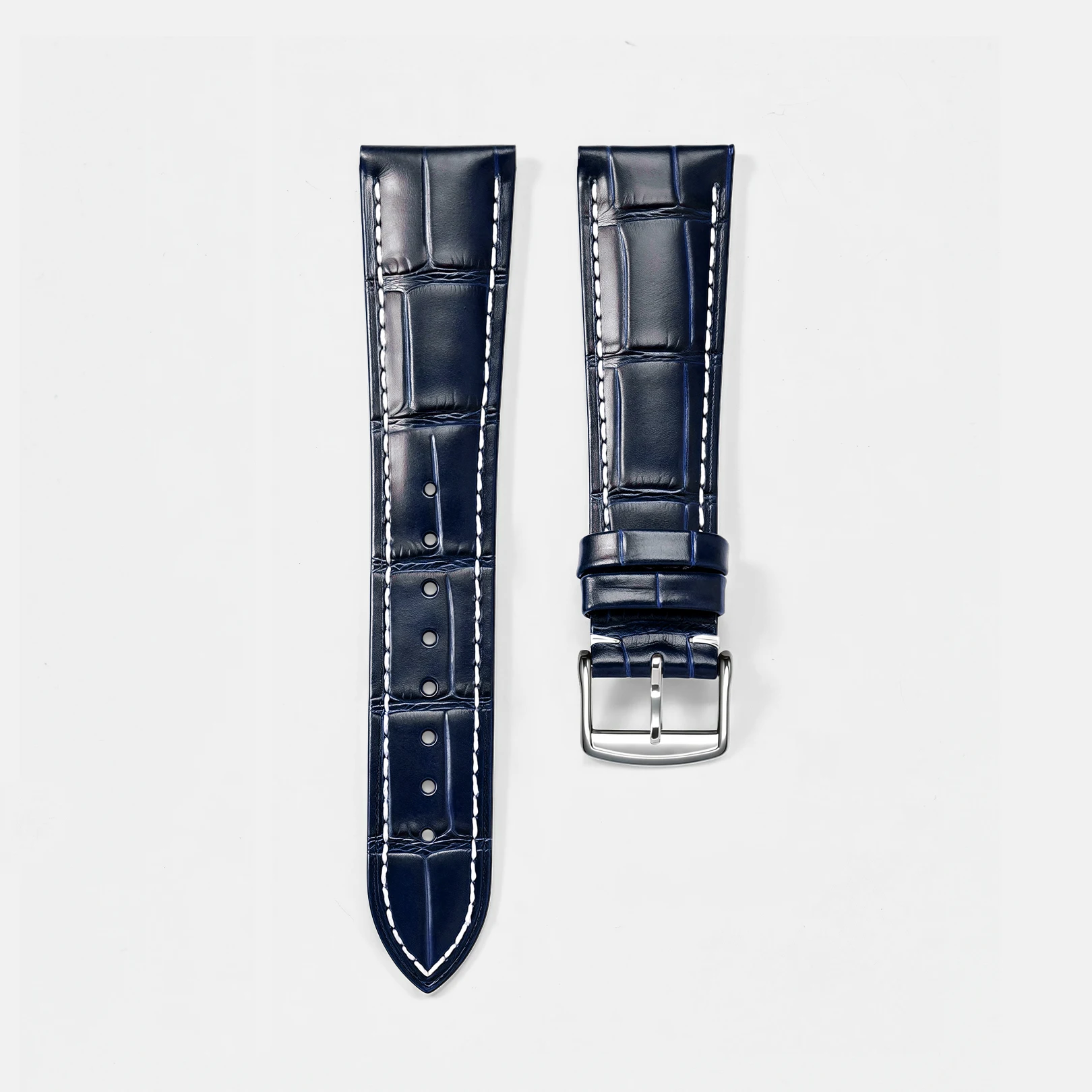 Premium Genuine Leather Watch Band - Universal Fit Replacement Wristband