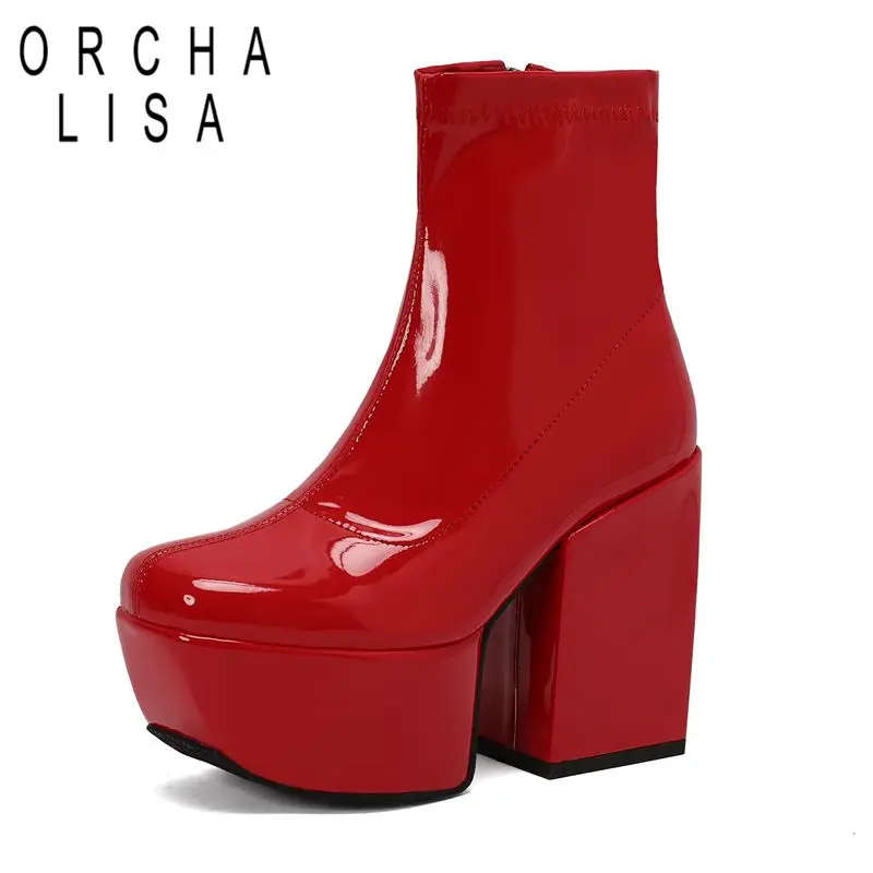 orchalisa-patent-leather-women-ankle-boots-square-toe-chunky-heels-12cm-platform-hill-zipper-plus-size-46-47-48-sexy-dating-bota