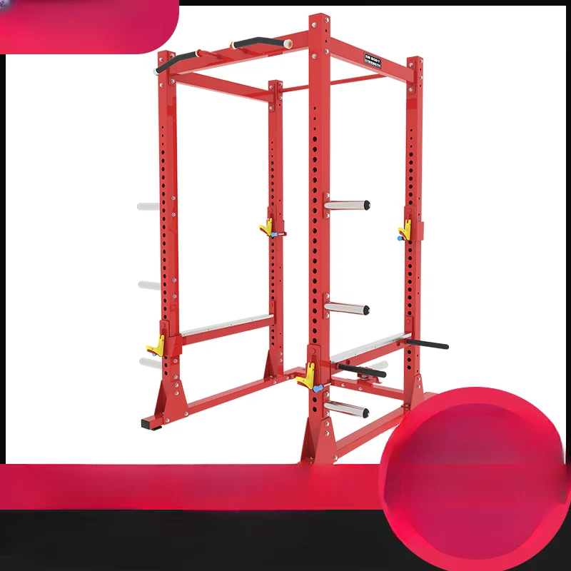 

Humvee Frame Squat Rack Professional Gym Commercial Multi-Functional Free Squat Weightlifting Bench Press Barbell Gantry