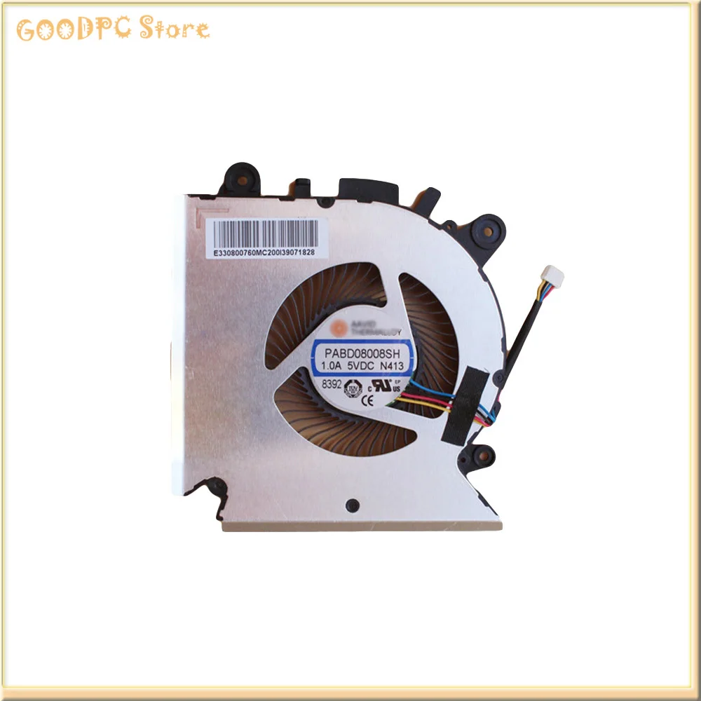 

Новый оригинальный охлаждающий вентилятор PABD08008SH N413 подходит для MSI GF63 MS-16R1 охлаждающий вентилятор для процессора ноутбука