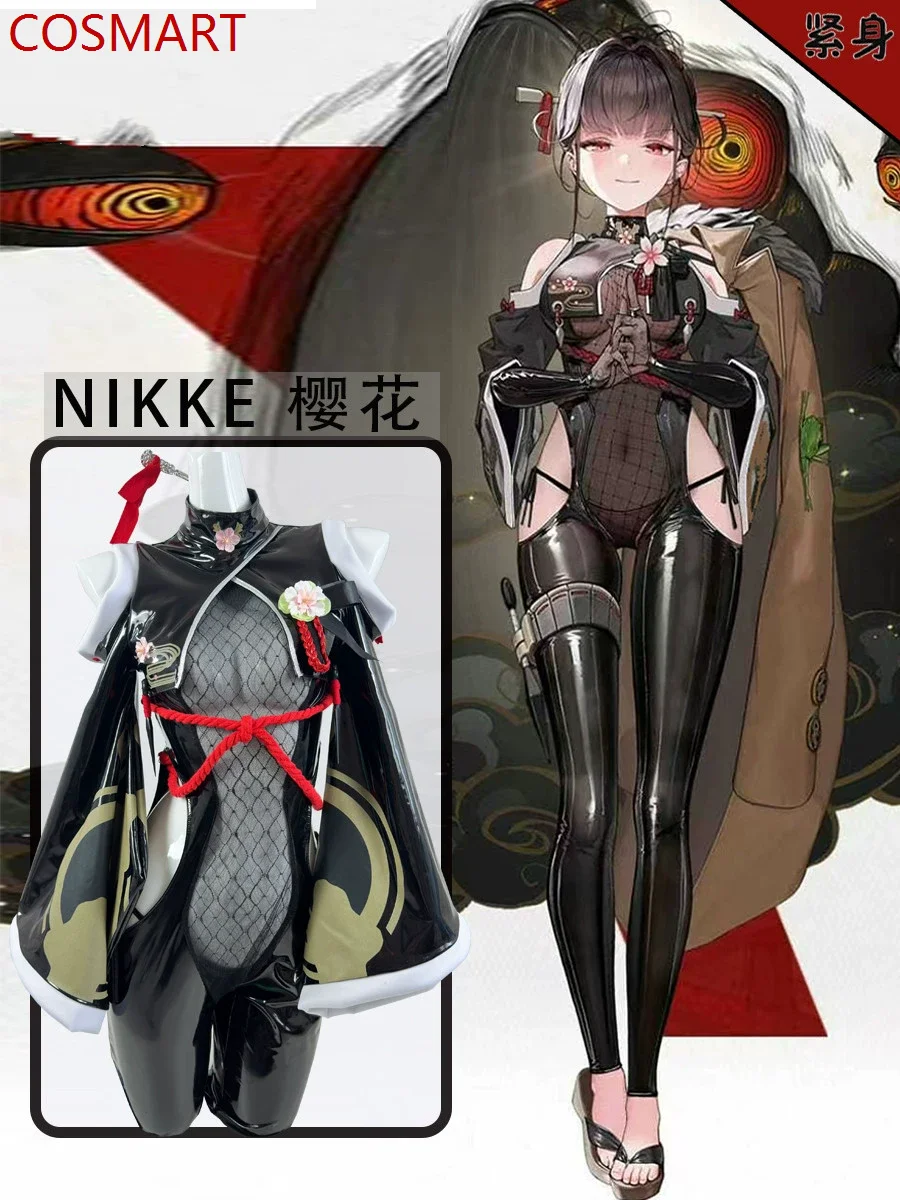 

COSMART Goddess Of Victory: Nikke Sakura Kimono Sexy Skinny Woman Cosplay Costume Cos Game Anime Party Uniform Hallowen Play