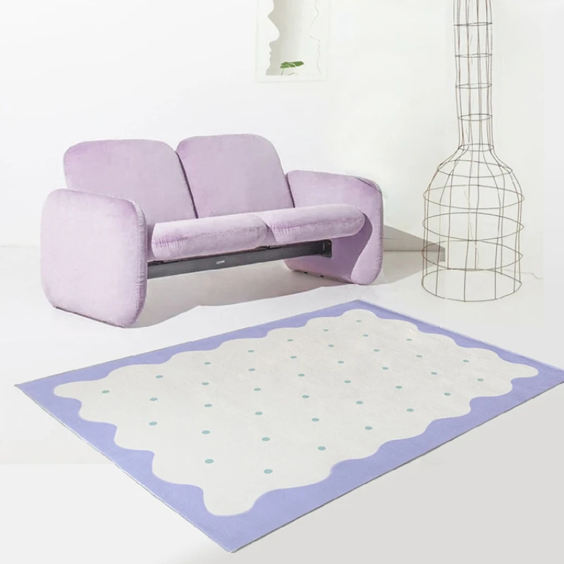 Colorful Living Room Carpets Home Decor Fashion Light Luxury Flower