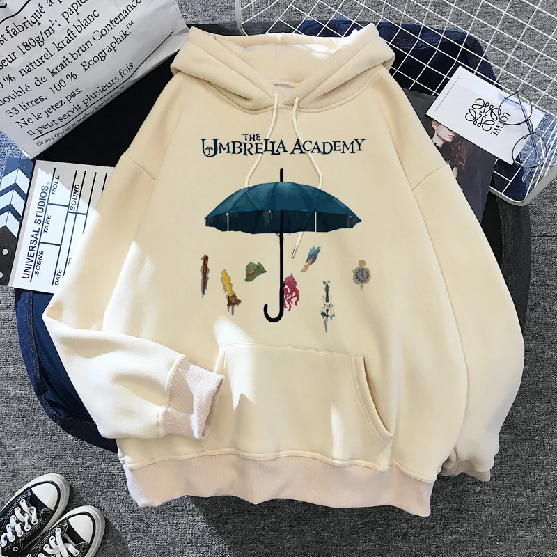 

men's and women's Streetwear hooded sweatshirt The Umbrella Academy Hoodies Men Harajuku Winter Warm Diego loose Hip Hop Clothes
