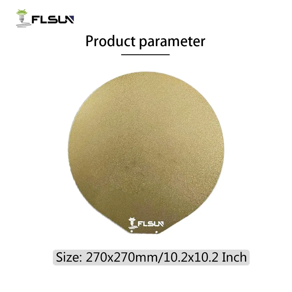 Letto Riscaldante In PEI FLSUN Per Stampanti 3D SR E QQS PRO – 270x270 Mm, Piastra Flessibile In Acciaio Con Base Magnetica, Anti-Deformazione E Riutilizzabile