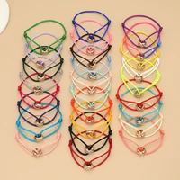 Simple Fashion Unisex Bracelet 3 Metal Round Circle Accessory Adjustable Men's Rope Bracelet for Women Jewelry Gifts - Image 6