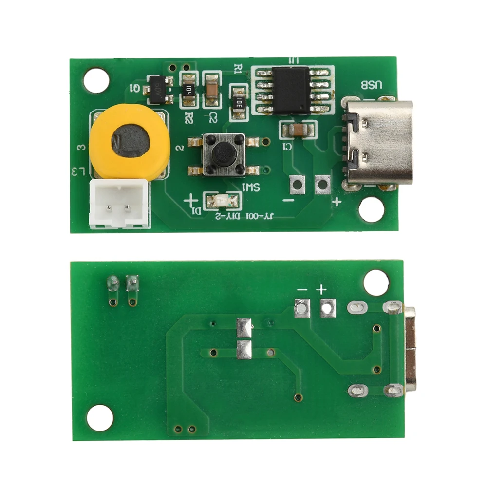USB 미니 가습기 DIY 키트, 미스트 메이커 및 드라이버 회로 기판, 초음파 분무 제어 보드, C 타입 인터페이스
