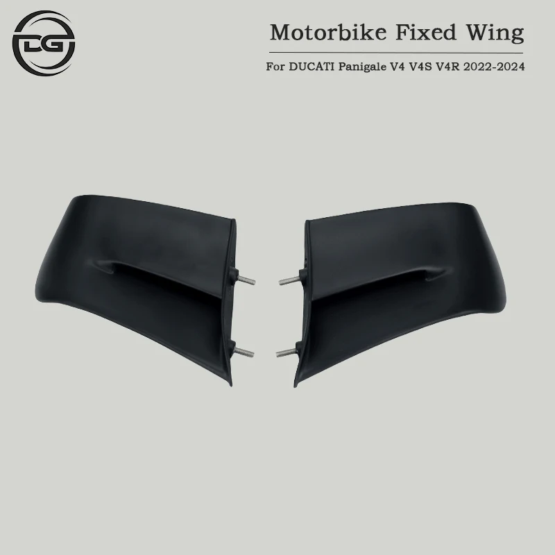 

Motorcycle Winglets Air Deflector For Ducati Panigale V4 V4S V4R SP 2022 2023 Aerodynamics Fairing Side Panel Carbon Fixed Wing