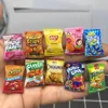 10PCS/Lot 1/6 Scale Dollhouse Miniature Resin Chips Model Mini Snack for Blyth BJD OB11 Doll House Decor Toys Accessories 1