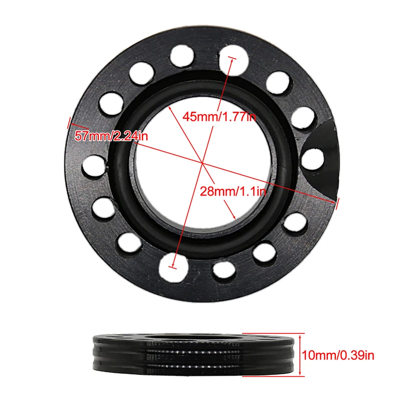 28mm Metal Colorful CNC Carb Adjuster Carburetor Inlet Manifold Spinner Plate Adaptor For Pit Dirt Bikes Buggy