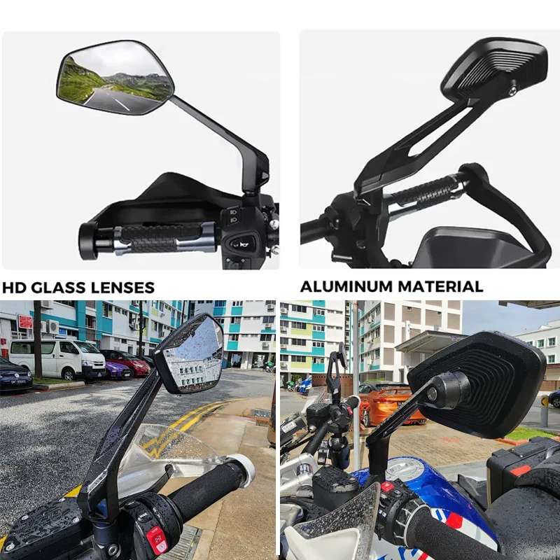 BMW R Nine T 퓨어 2017-2024 용 2024 백미러, 알루미늄 오토바이 액세서리, 백미러, 눈부심 방지 미러