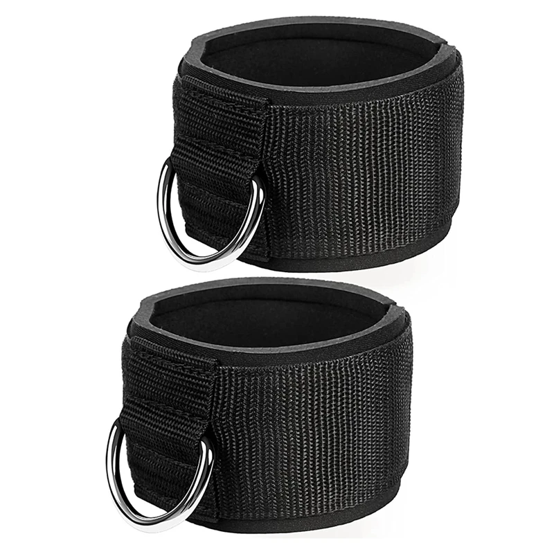 

2 Pcs Leg Training Ankle Strap Work Out Cuff Attachment For Home & Gym Adjustable & Breathable For Fitness Workouts