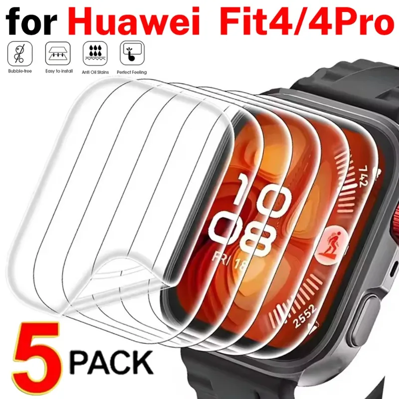HD Clear Hydrogel Soft Screen Protectors - Scratch Resistant Cover