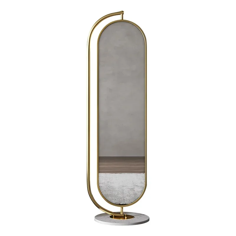 

Mirror Light Luxury Floor Mirror Bedroom Body Rotatable Household Storage Three-Dimensional Full-Length Mirror