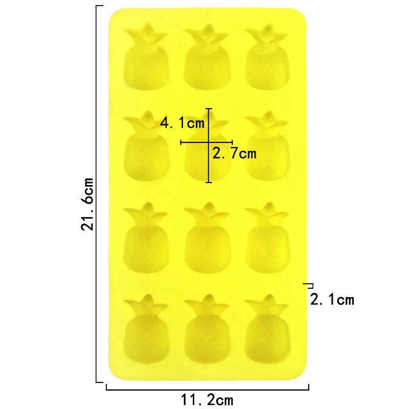 Kaktus Silikonform Ananas Eiswürfelform Flamingo Kokospalme Schokolade Süßigkeitenform Haustier Leckereien Obst Snack Seife Küche – Detail 5