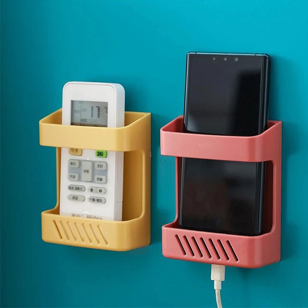 Mobile Phone Wall Mounted Organizer Storage Box Holder Wall Mount