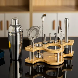 Cocktail Shaker Set Stainless Steel Bartender Kit Cocktail Mixer Wine Martini Boston Shaker Party Bar Tools 3/6/9/11pcs