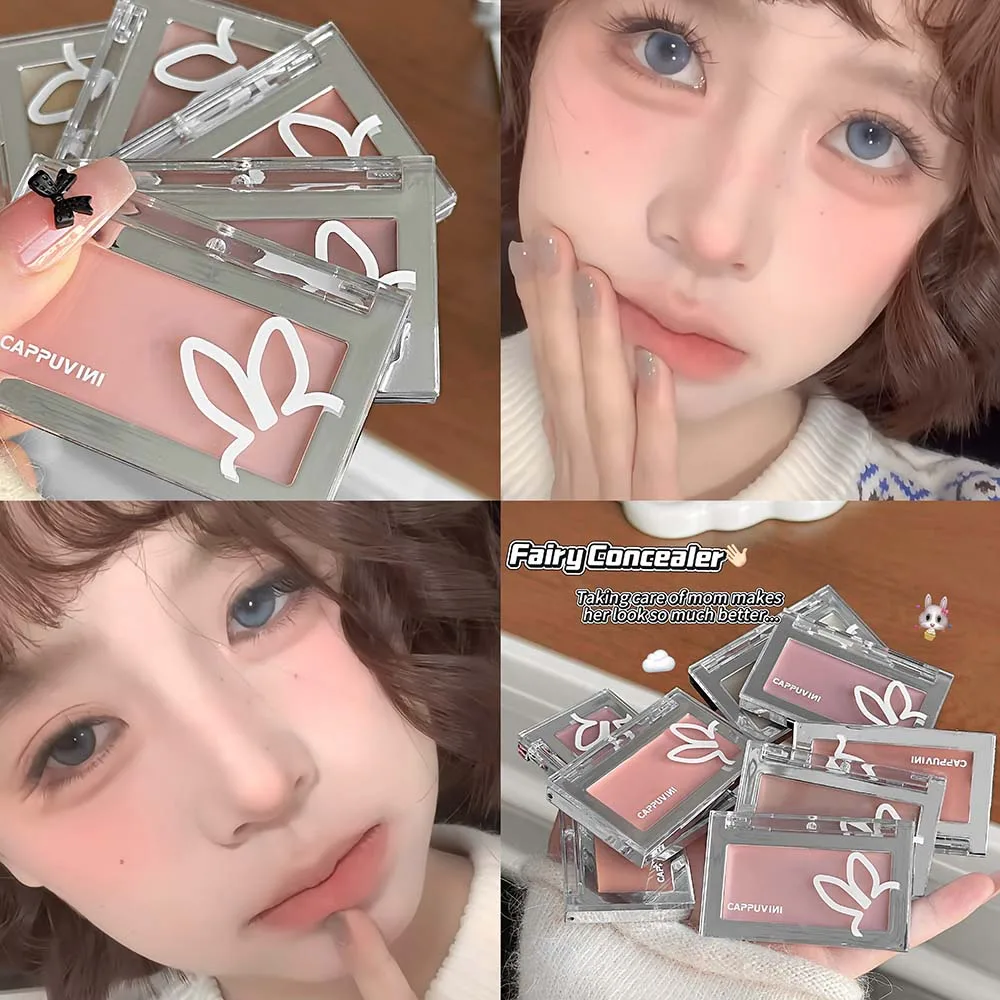 Monochrome Concealer Palette Moisturizer Waterproof Brightening Concealer Cream Lasting Cover Acne Spot Dark Circles Face Makeup_voghion.com