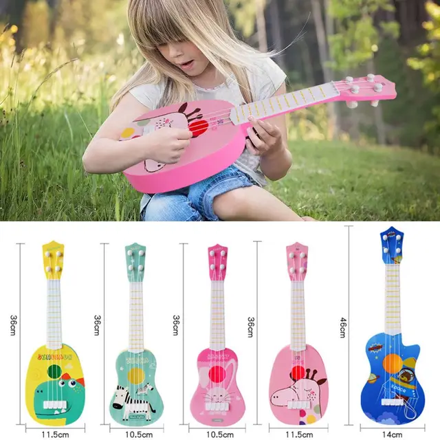 Kids Guitar Musical Instrument Ukulele Musical Toys for Baby Learning Toys Educational Toys for Children Toddler Music Games 6