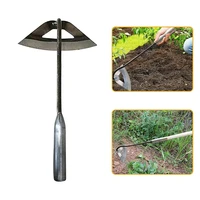 All-Steel Hardened Hollow Hoe Handheld Weeding Rake Planting Vegetables Farm Garden Agriculture Weeding Tool Dropshipping 1
