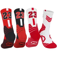Numéro 23 chaussettes hommes femmes chaussettes de sport basket-ball football baseball rugby cyclisme chaussettes de course 1