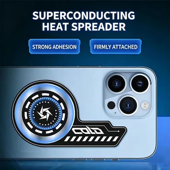 Adesivo Magnetico Dissipatore di Calore per Telefono, Pad Termoconduttivo Speciale per Raffreddamento Smartphone, Nero