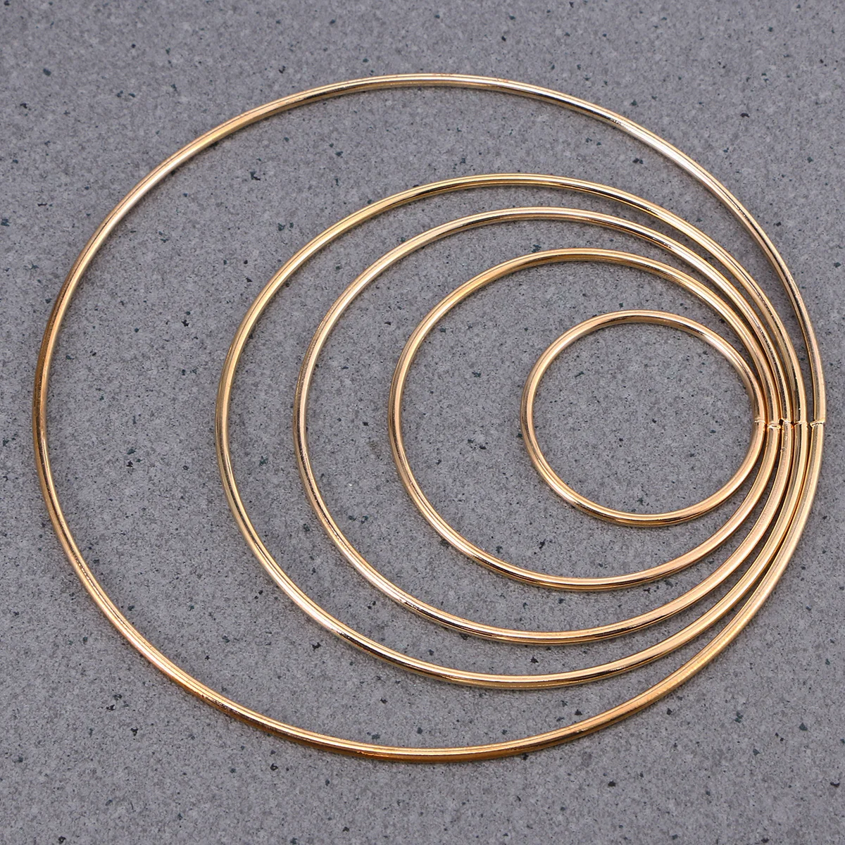 5pcs Metal Iron Ring Hoops Dream Catcher Materials Iron Ring Wind Chimes Hanging Decorations Craft Supplies Home Decor 6