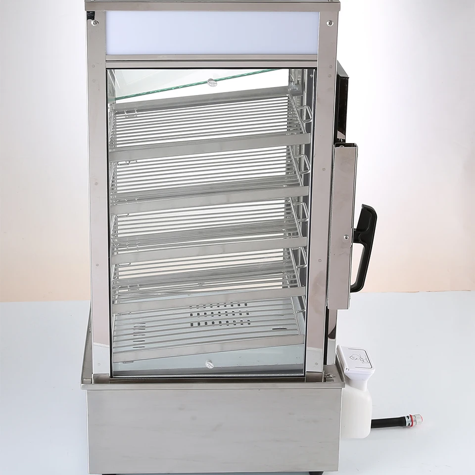 EH500L Electric Hot Food Warmer Display Case Food Steamer Bun Wamer Machine Commercial 5 layers 4