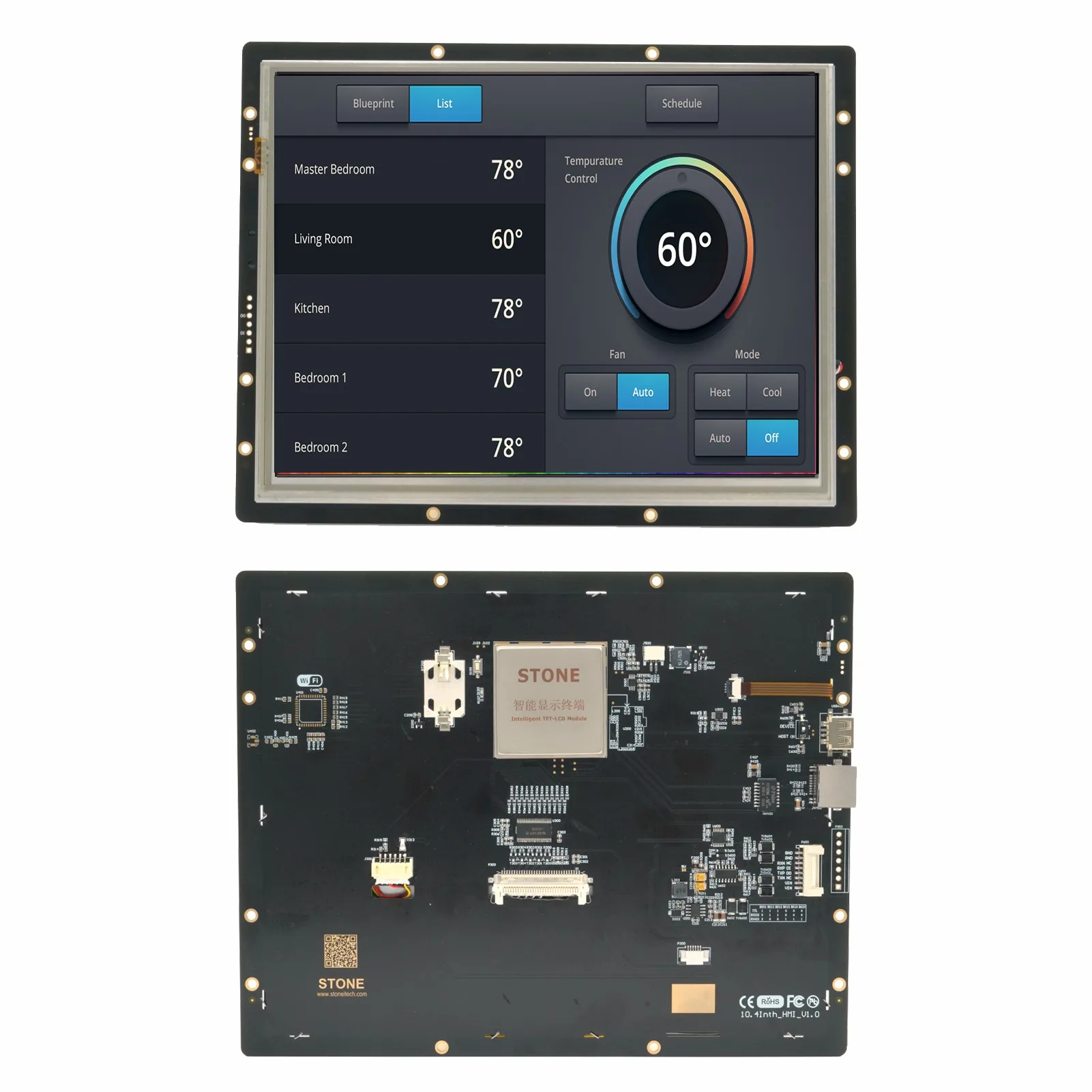 

10.4 INCH UART Interface LCD Touch Screen with Controller Support PIC