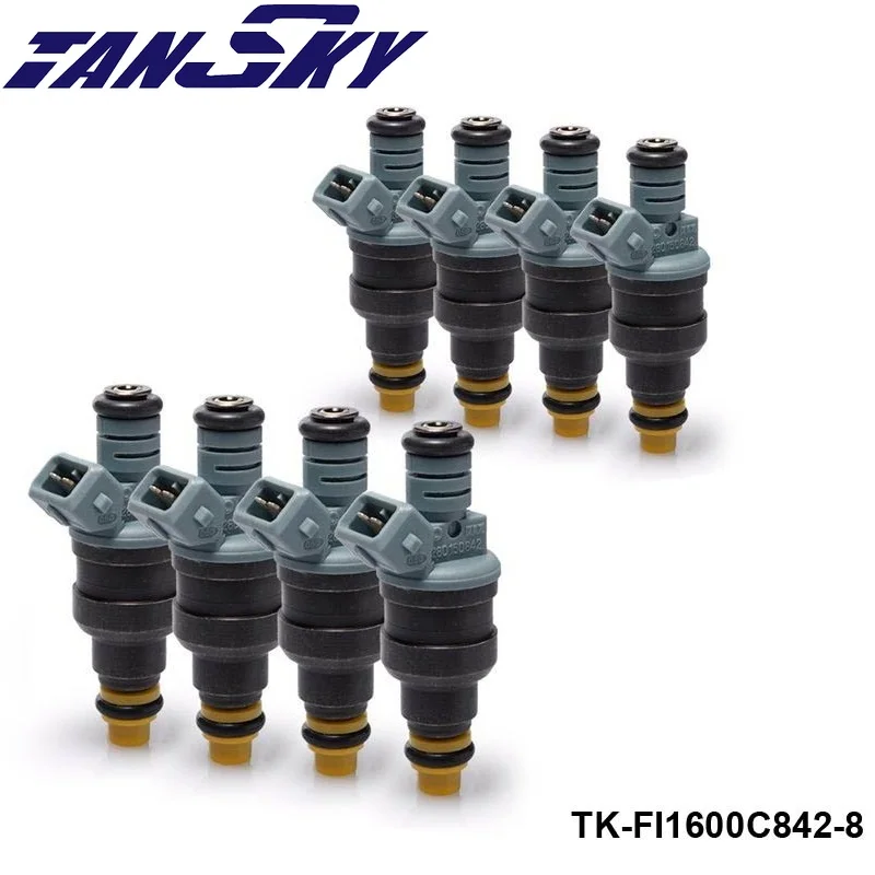 8pcs/lot New High Performance Low Impedance 1600cc 160lb Ev1 Fuel