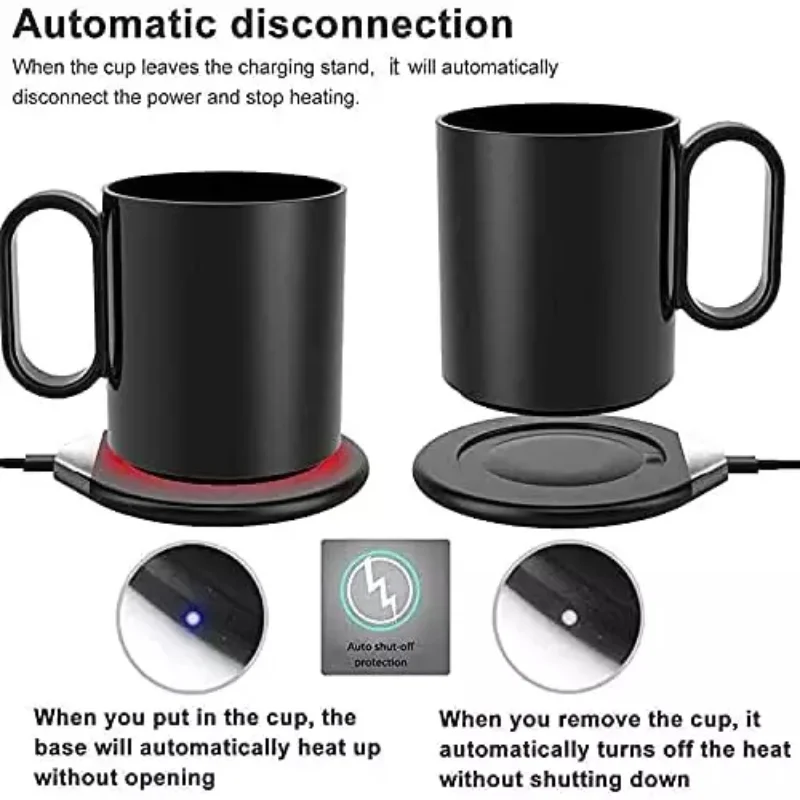 Chauffe-tasse à café ou Thé + Chargeur Induction 24W