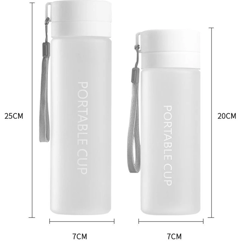 Newest Water Bottle Large 800ML Portable Outdoor Sport Safety Solid PC Plastic Tea Coffee Cup Birth Gift Men Couple Drinking