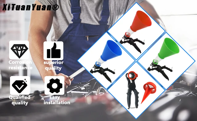 Imbuto Olio Motore Universale - Con Camera Trasparente Anti Versamento - Foto 10