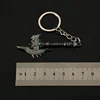 New 7cm World of Warcraft Weapon Keychain Shadowmourne Axe Azeroth Game Peripheral Metal Model Keychain Ornament Craft Gift Toys 6