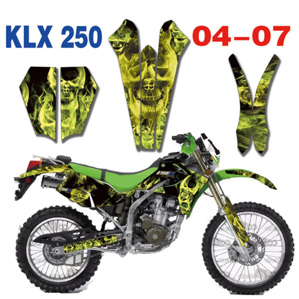 KAWASAKI D-TRACKER KLX250 モンスターエナジー デカール